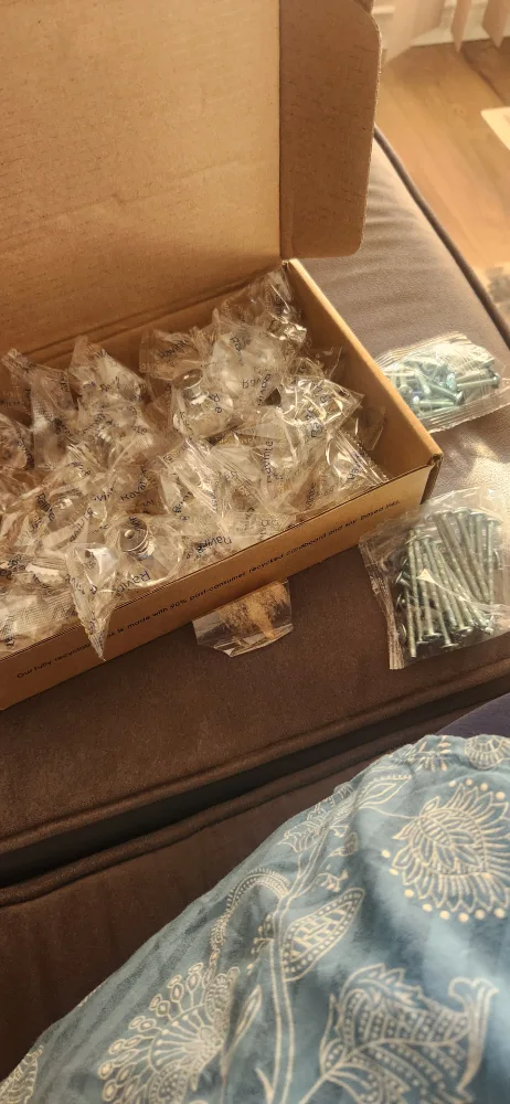 Crystal Glass Diamond Cabinet Knobs 24 pcs image indicator(7)