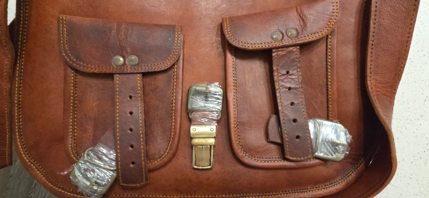 Komal's Passion Leather Brown Messenger Bag image indicator(4)