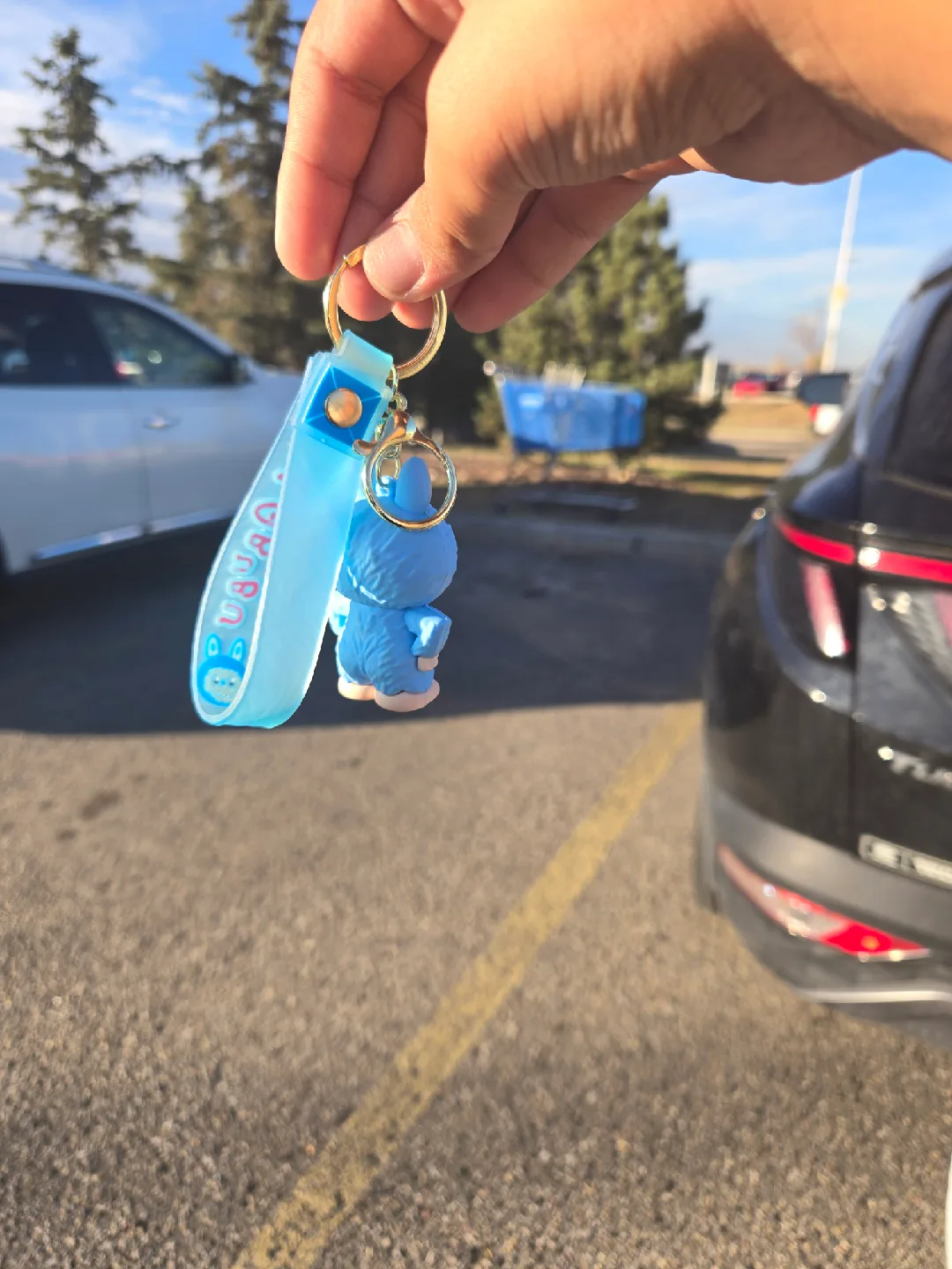 Blue Labubu Keychain image indicator(2)