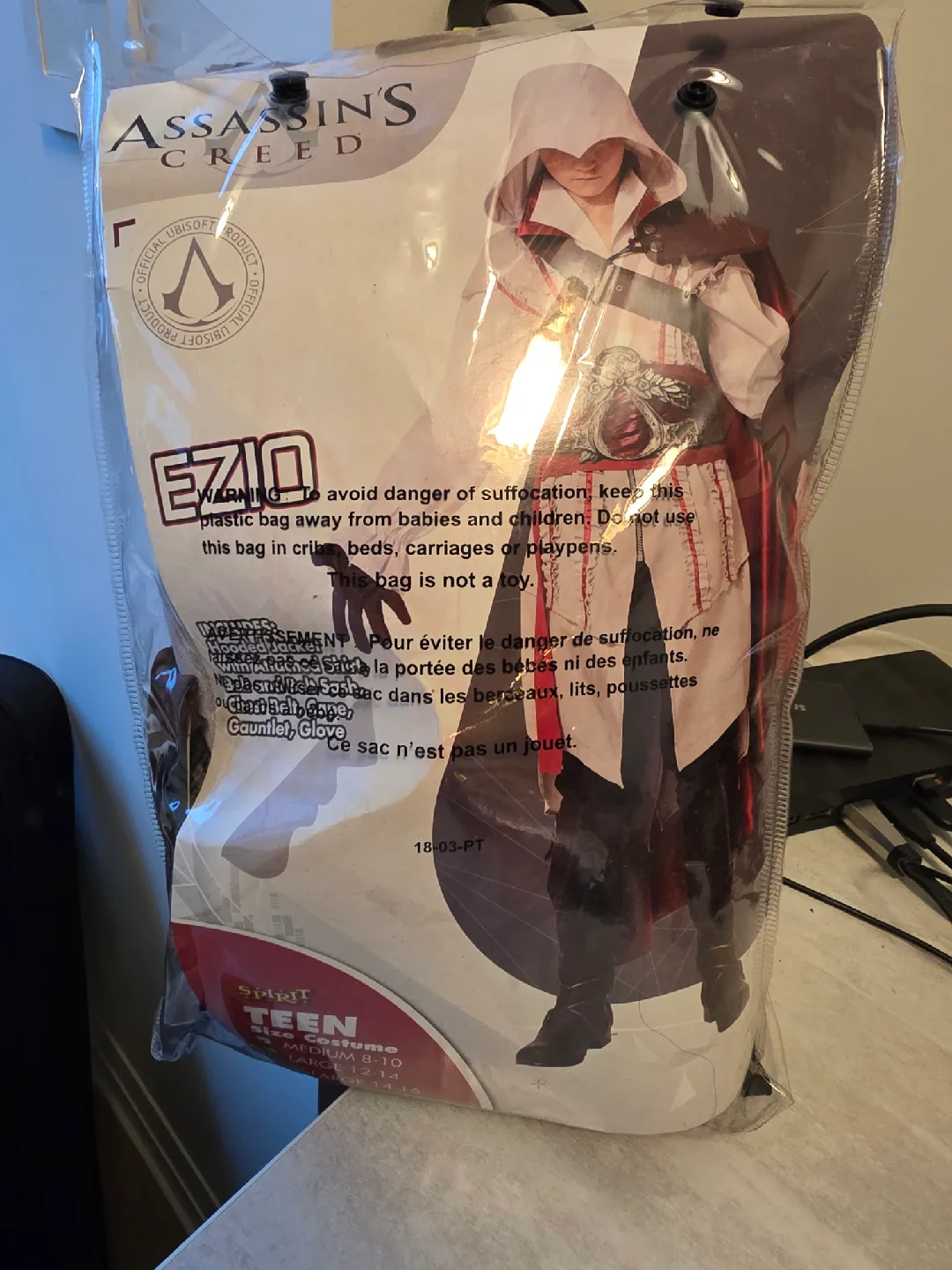 Assassin's Creed Ezio Teen Costume - Medium (8-10) thumbnail
