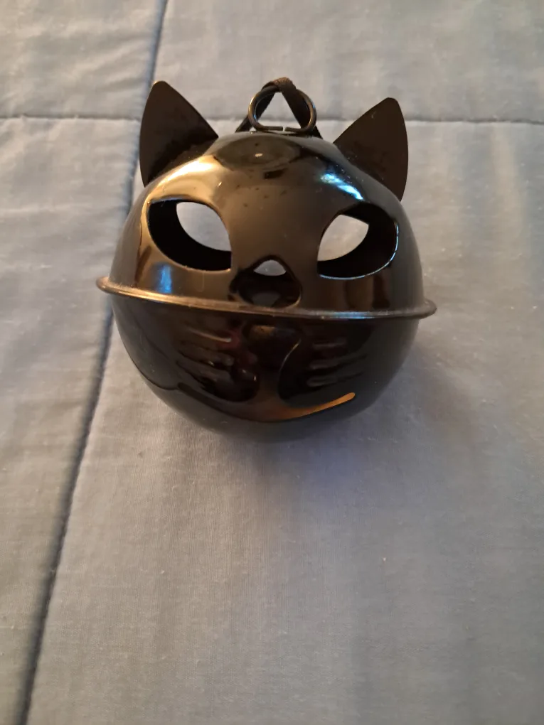 Black Cat Jingle Bell Ornament image indicator(2)