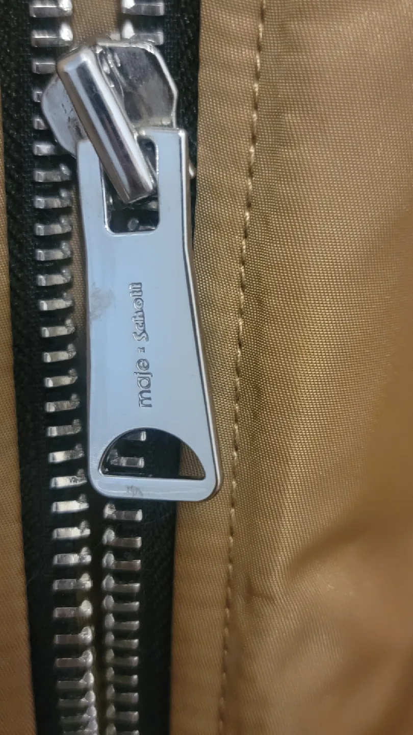 Maje x Schott Bomber Jacket - Size 36 image indicator(10)