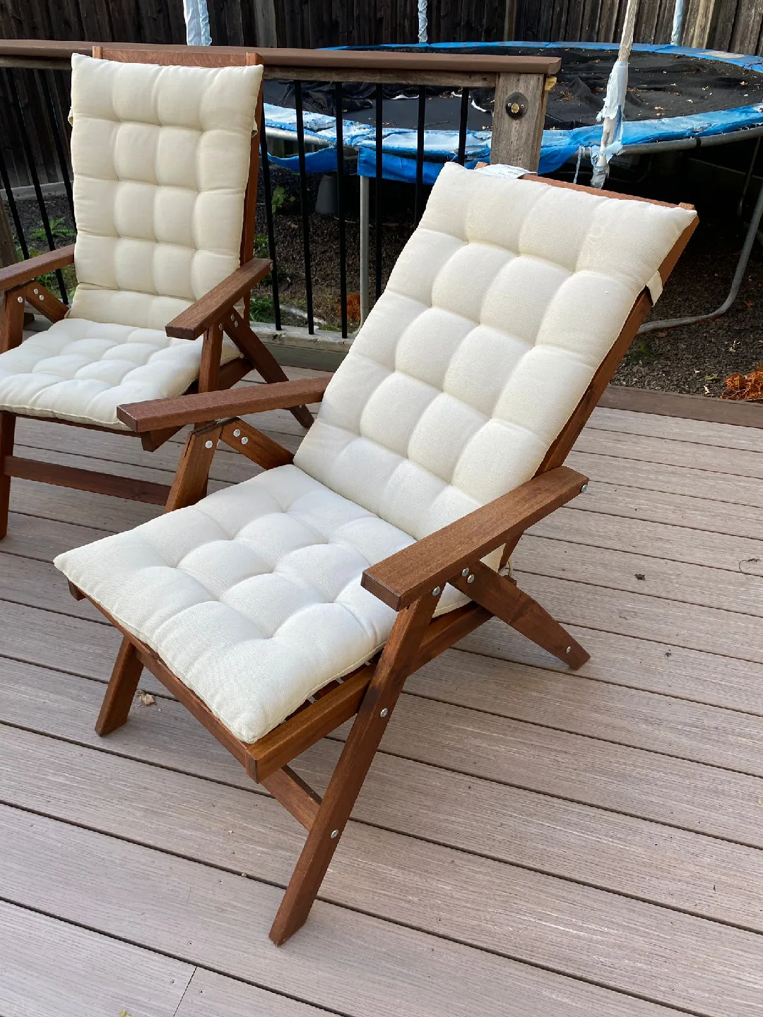 Outdoor Folding Chairs with Cushions - Set of 6 image indicator(3)