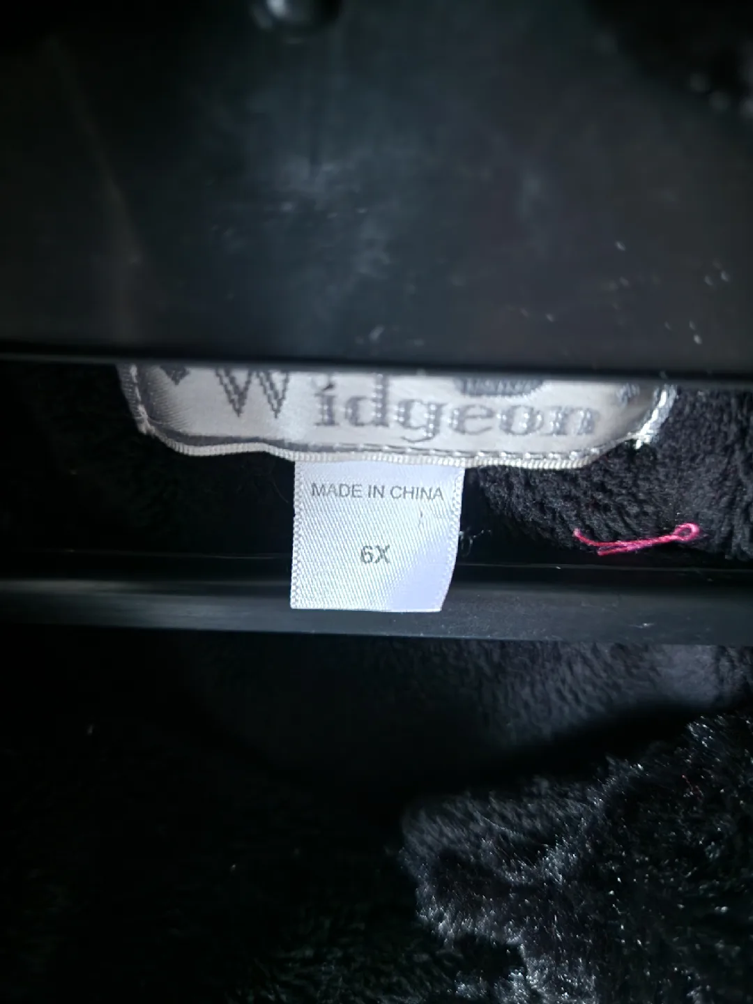 Widgeon Girls' Black Faux Fur Coat - Size 6X thumbnail