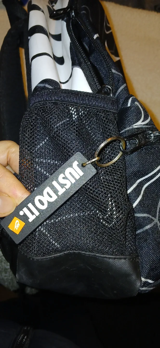 Nike Black & White Patterned Backpack image indicator(2)