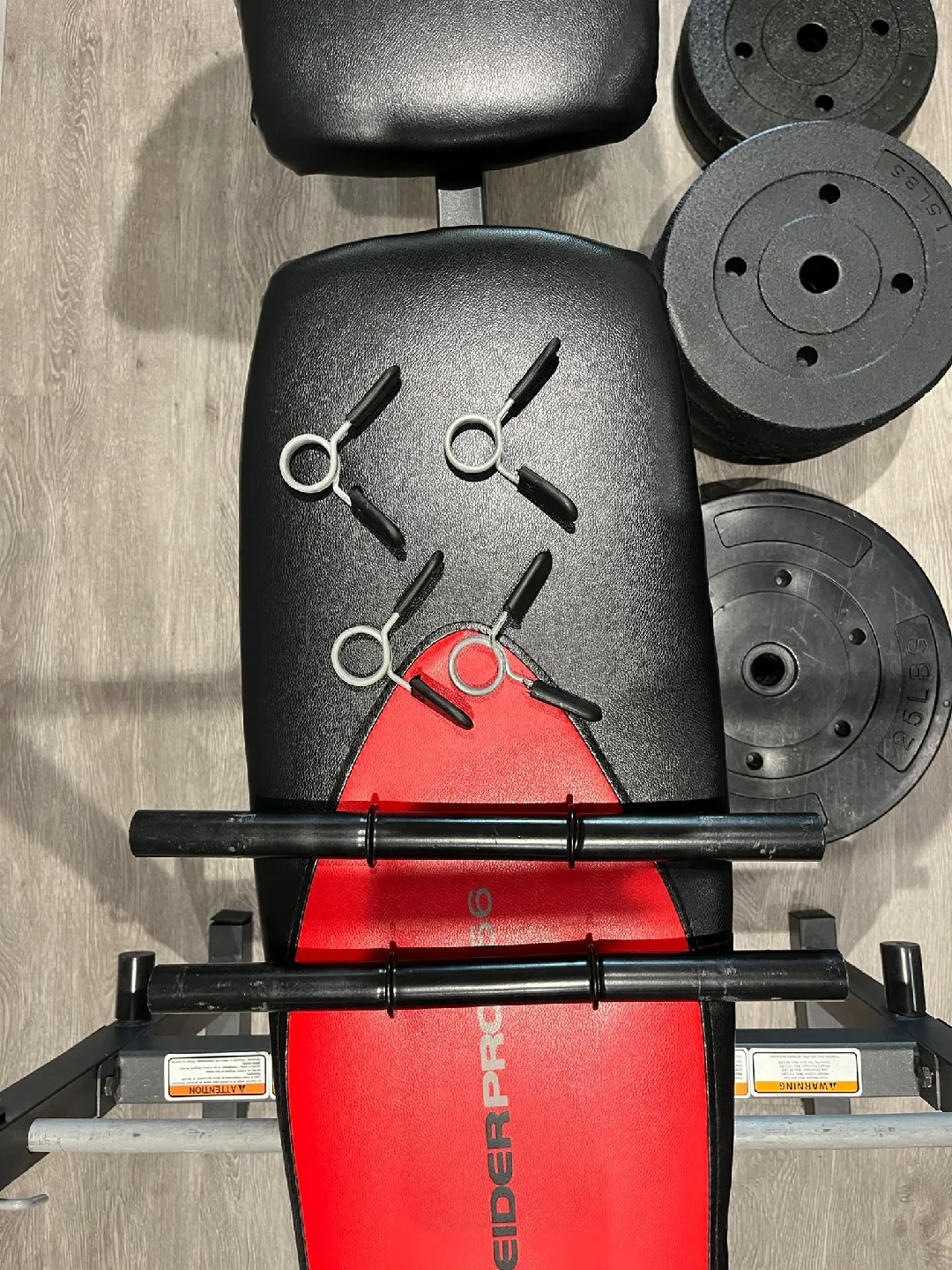 Weider Pro Weight Bench with Weights image indicator(3)