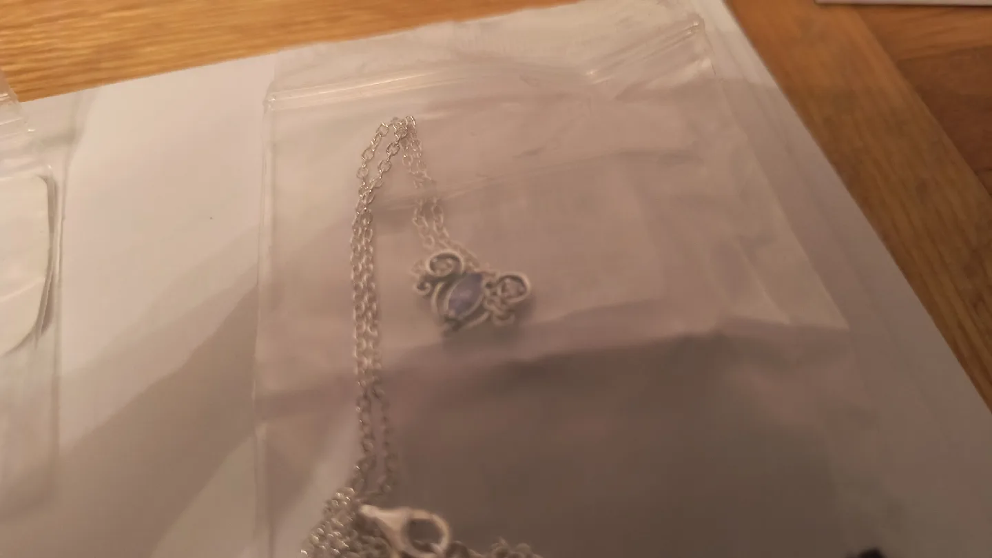 Pandora Disney Cinderella tiara ring & necklace NEW image indicator(4)