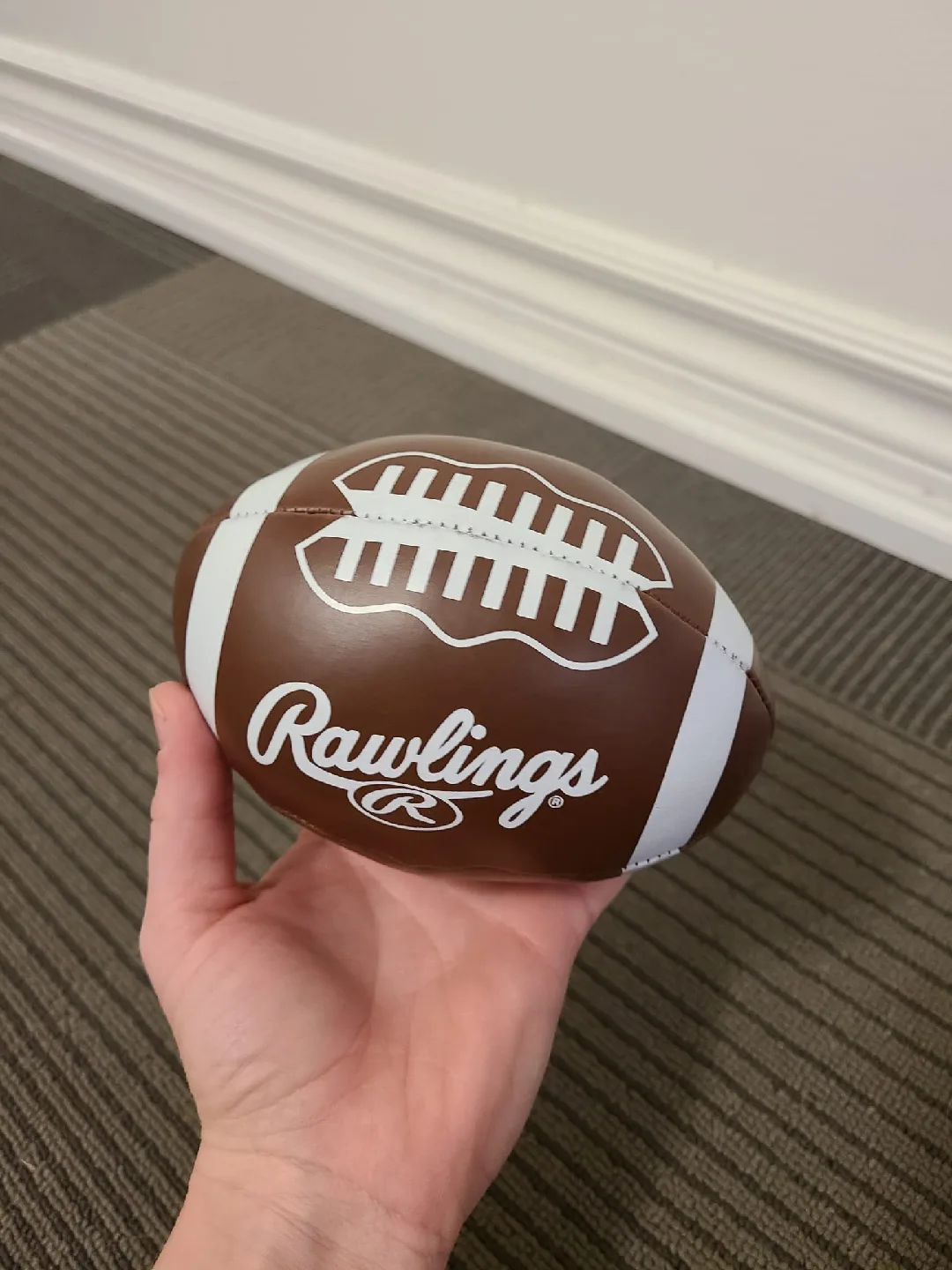 Rawlings Brown Football Dog Toy thumbnail