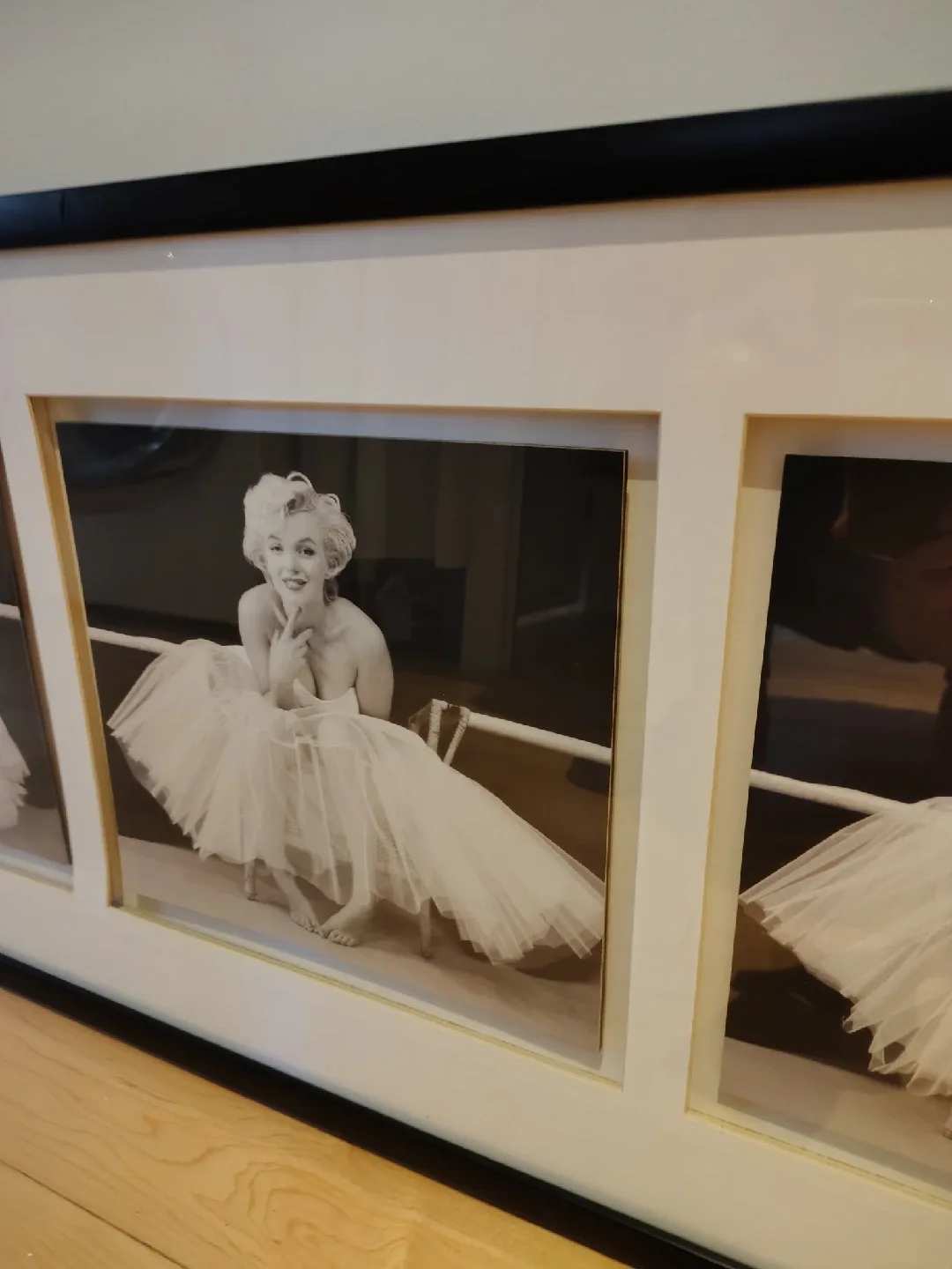 🧡 Marilyn Monroe Black & White Photo Triptych 🧡 image indicator(2)