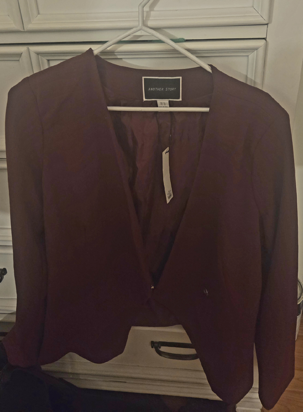 Burgundy Women's Blazer