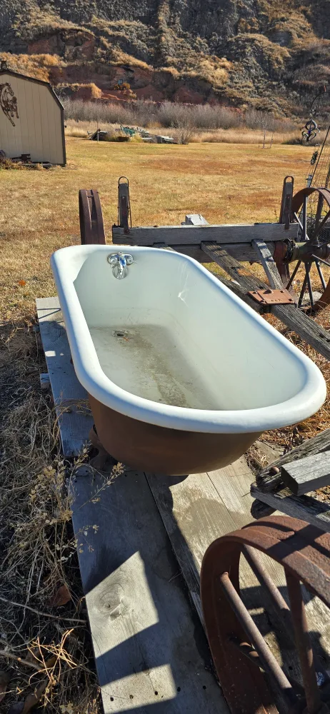 Vintage Clawfoot Bathtub image indicator(2)