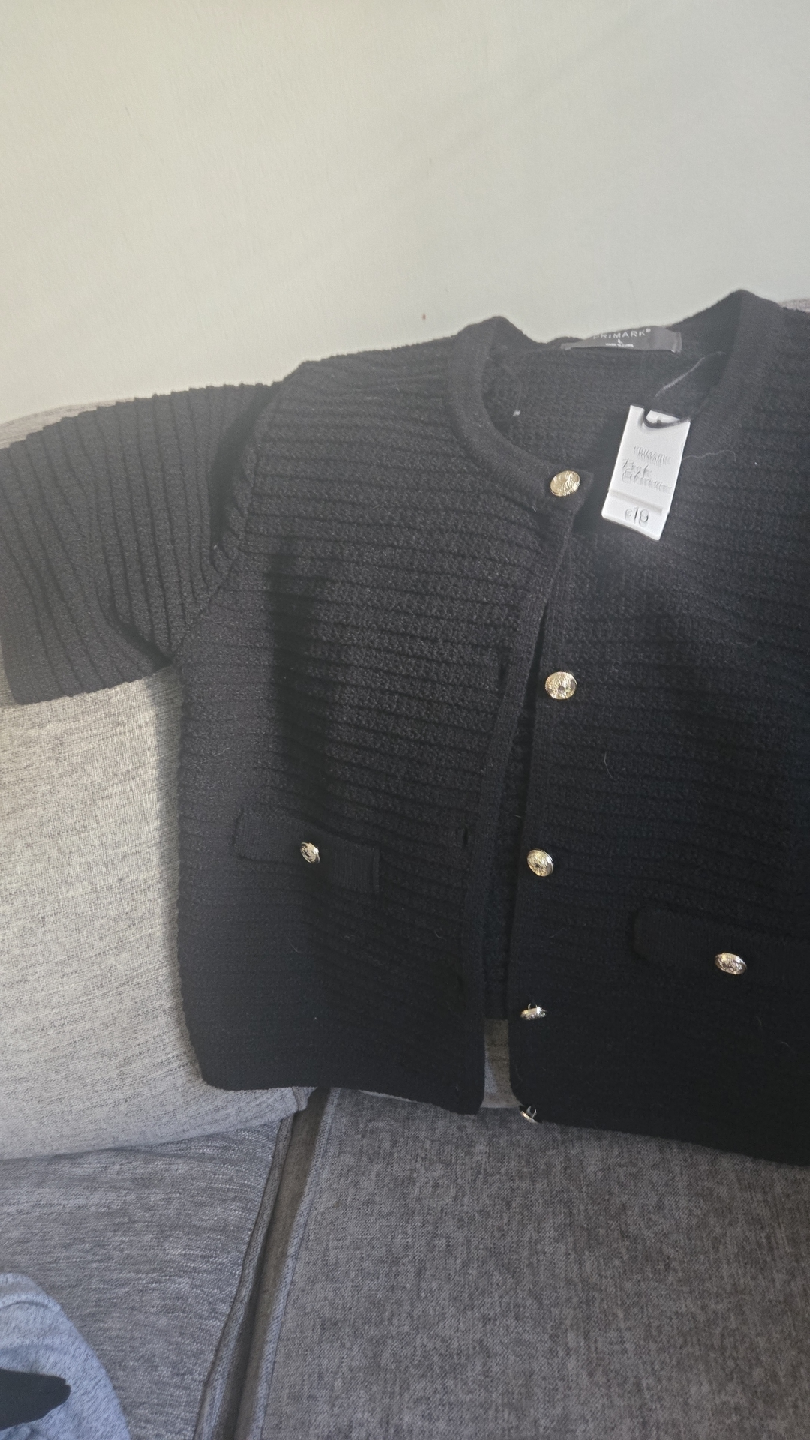PRIMARK Black Cardigan - Size L