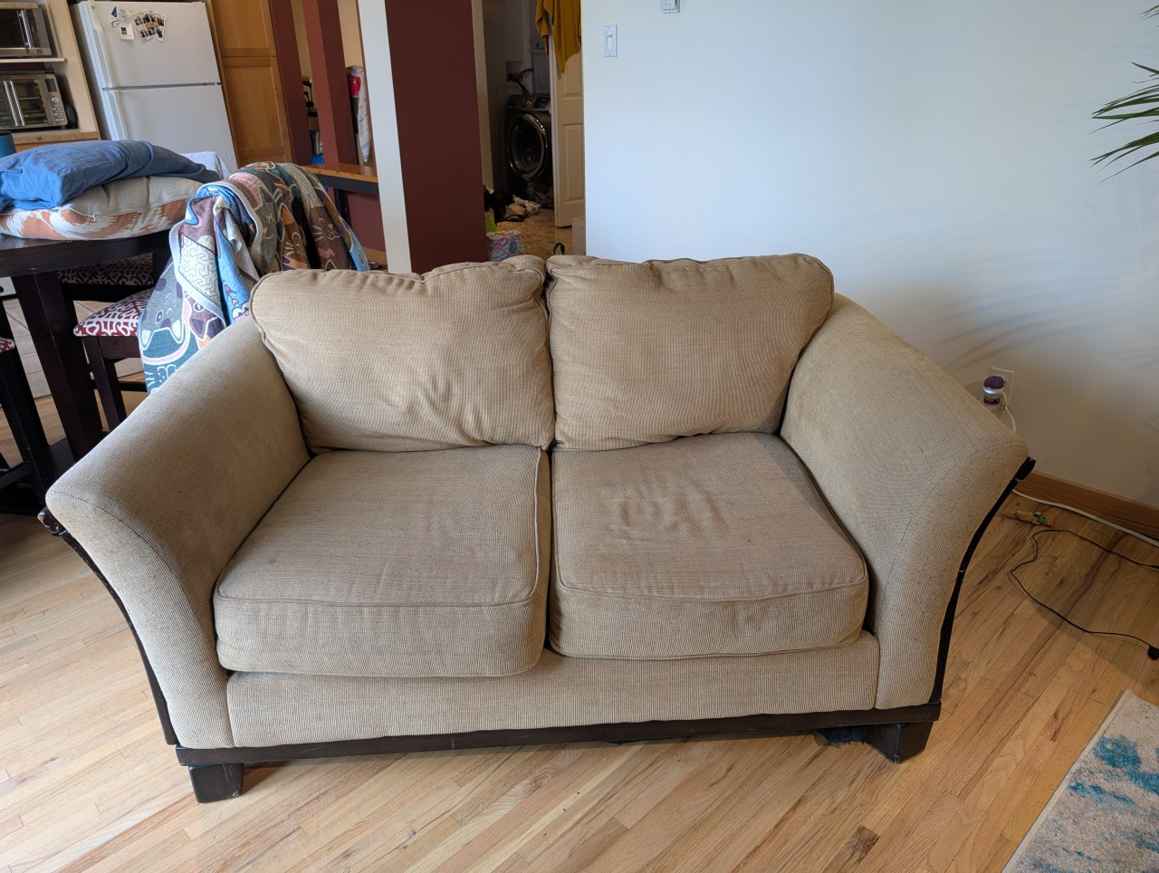 FREE 2x Used Loveseat Sofas - Beige - photo 3
