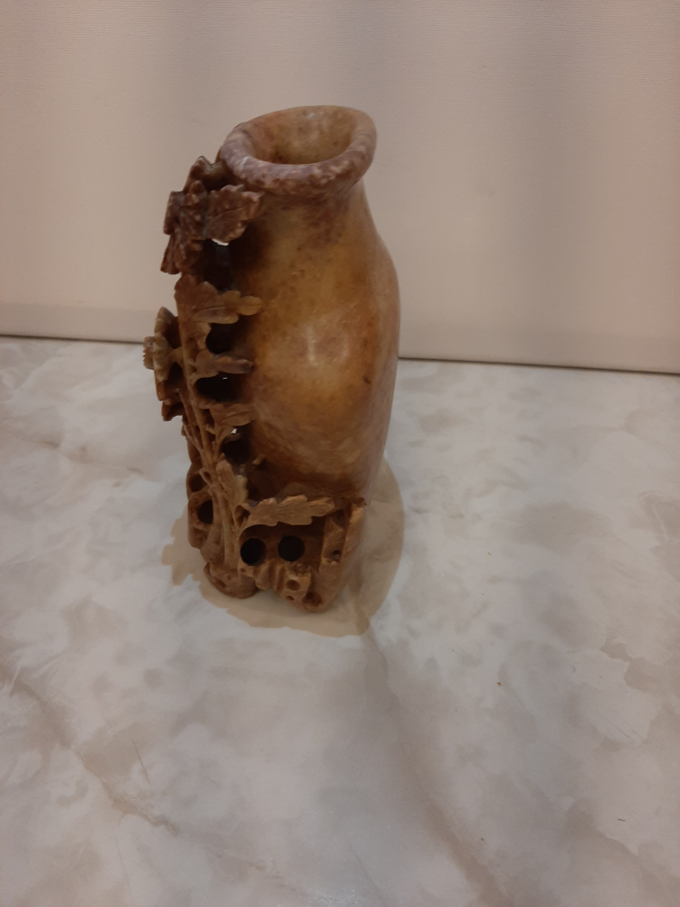 Carved Stone Vase - photo 4
