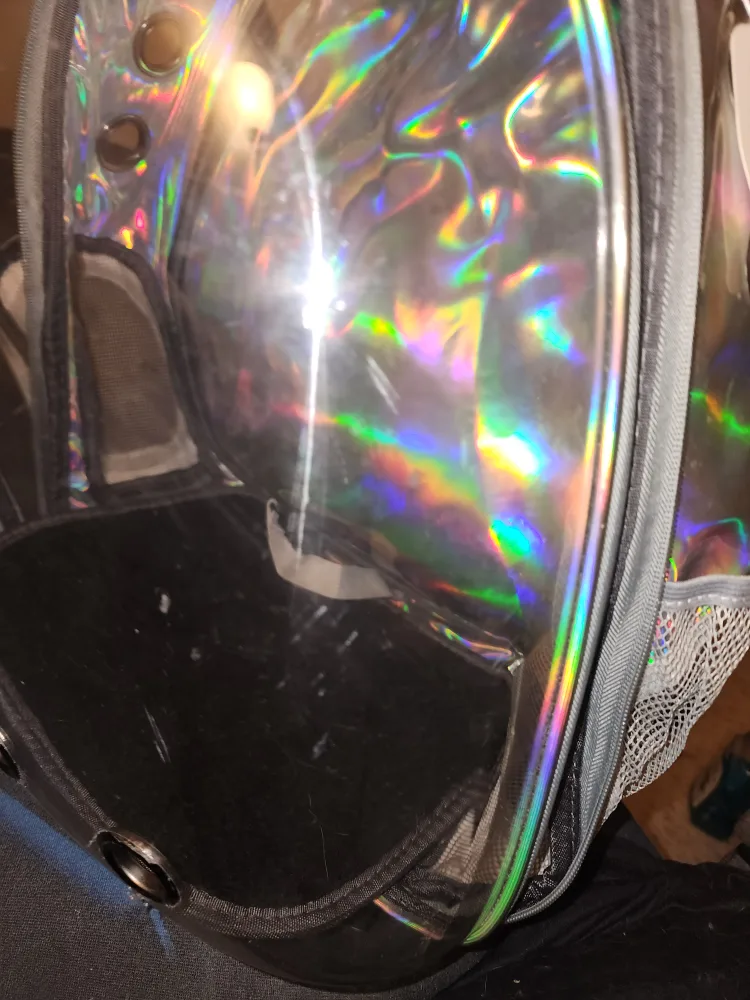 Kuddli  Holographic Pet Carrier Backpack - NEW image indicator(10)