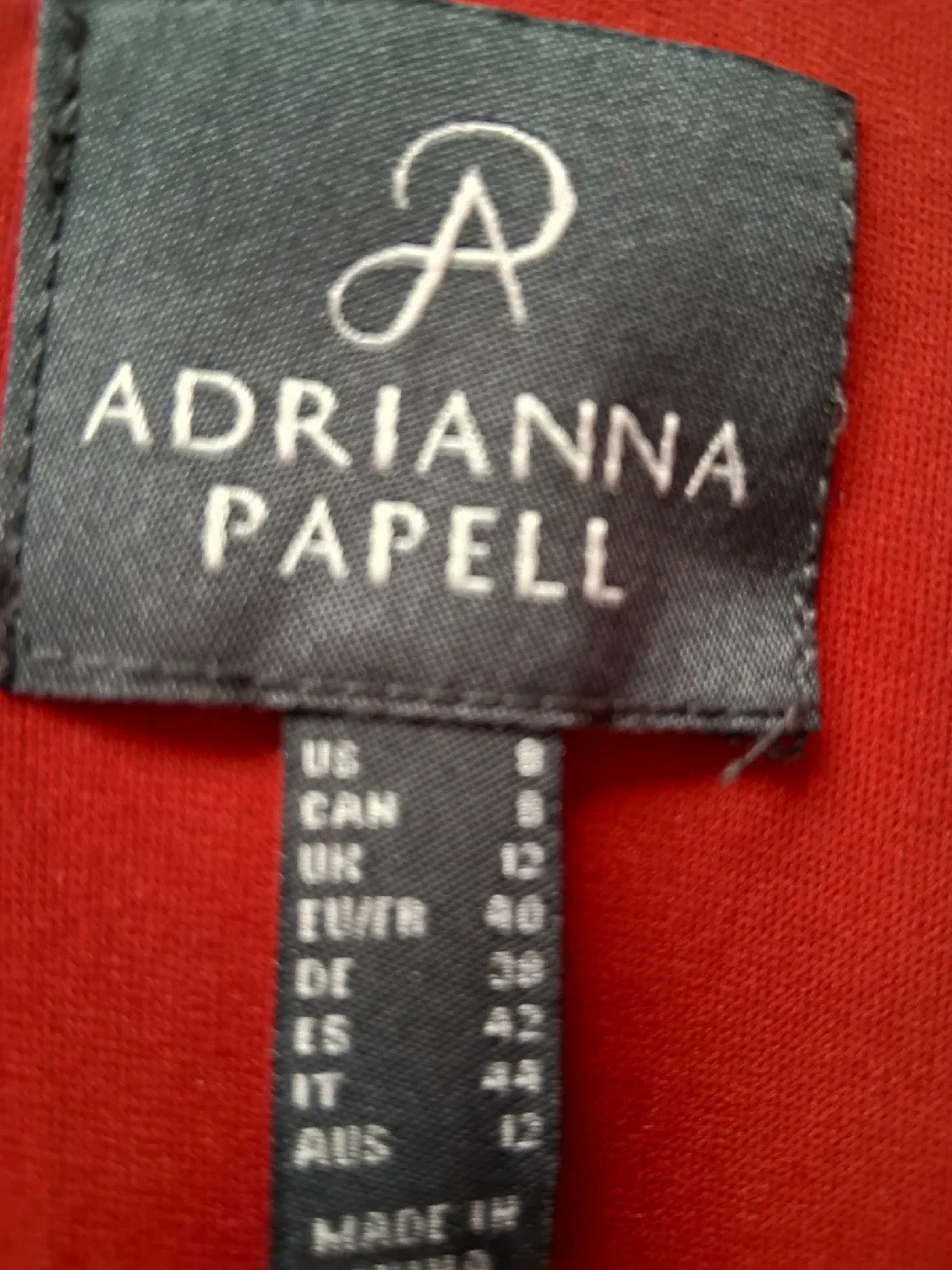Adrianna Papell Red Dress - Size 8 image indicator(2)