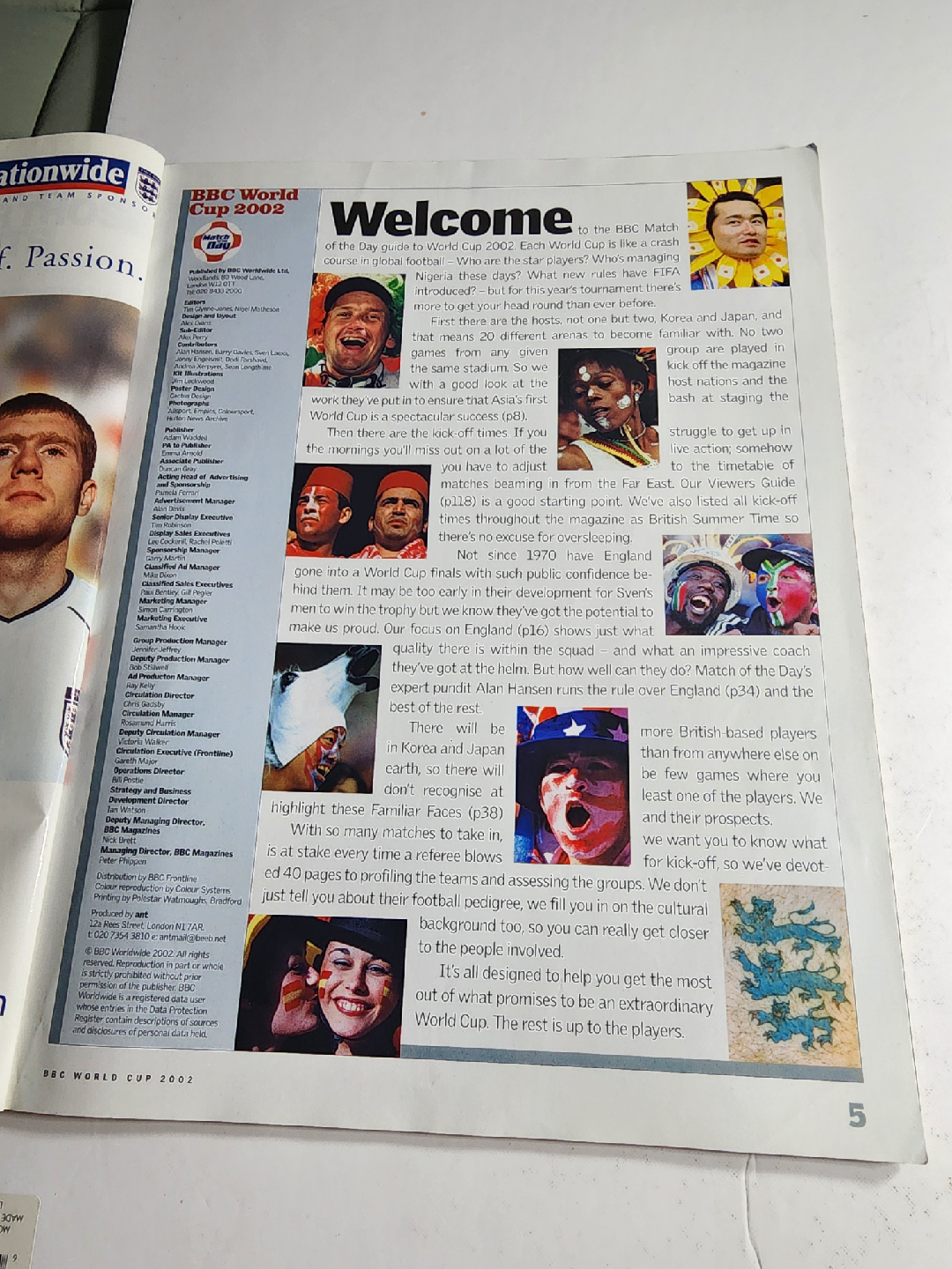 BBC World Cup 2002 Magazine - photo 3