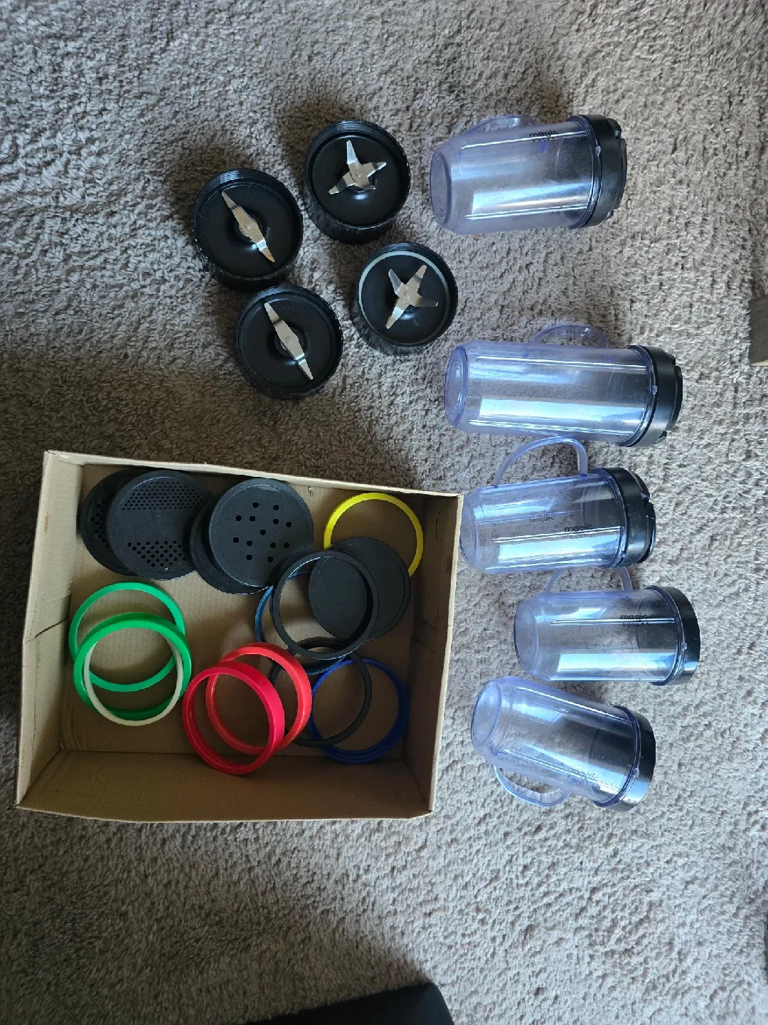 magie bullet cups,lids and blender blades thumbnail