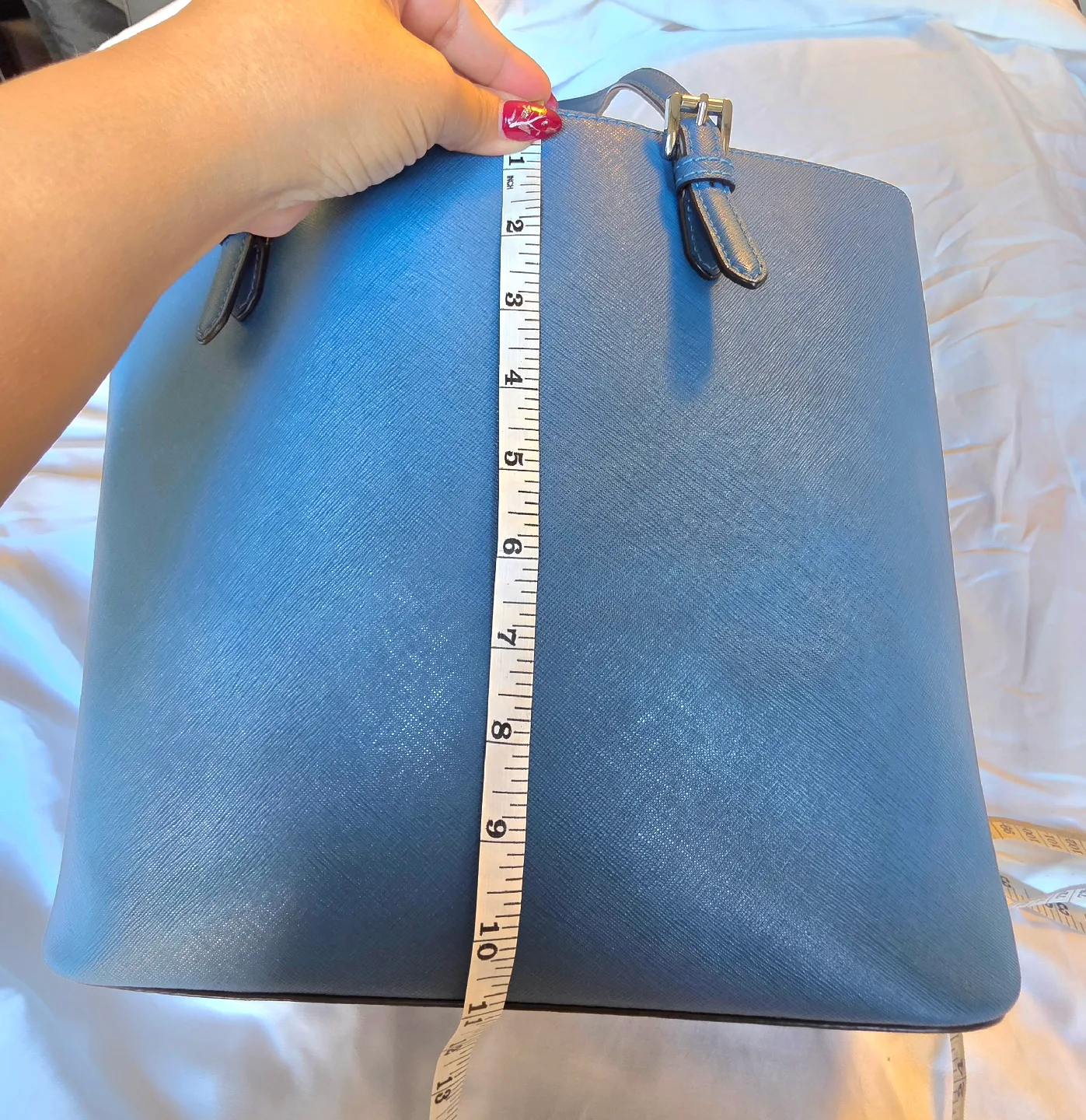 Michael Kors Blue Tote Bag image indicator(5)