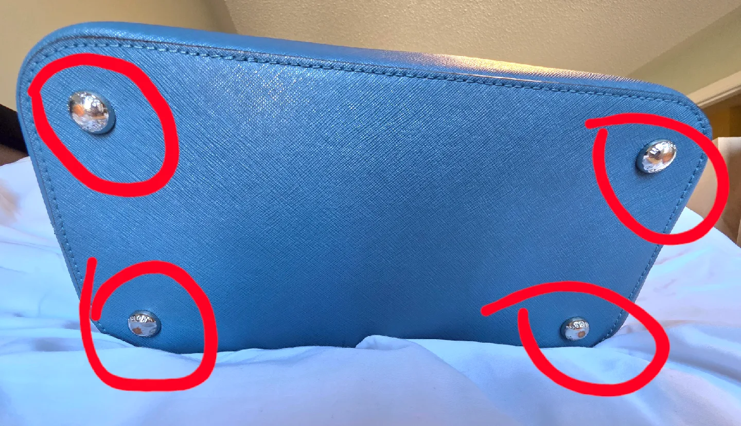 Michael Kors Blue Tote Bag image indicator(7)