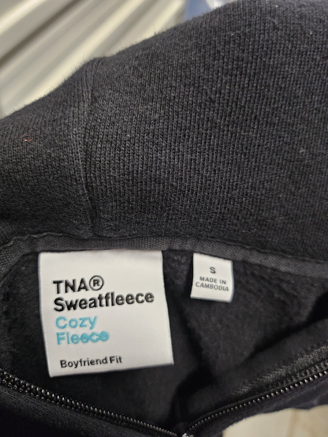 TNA Sweatfleece Cozy Fleece Boyfriend Fit - Size S - photo 3
