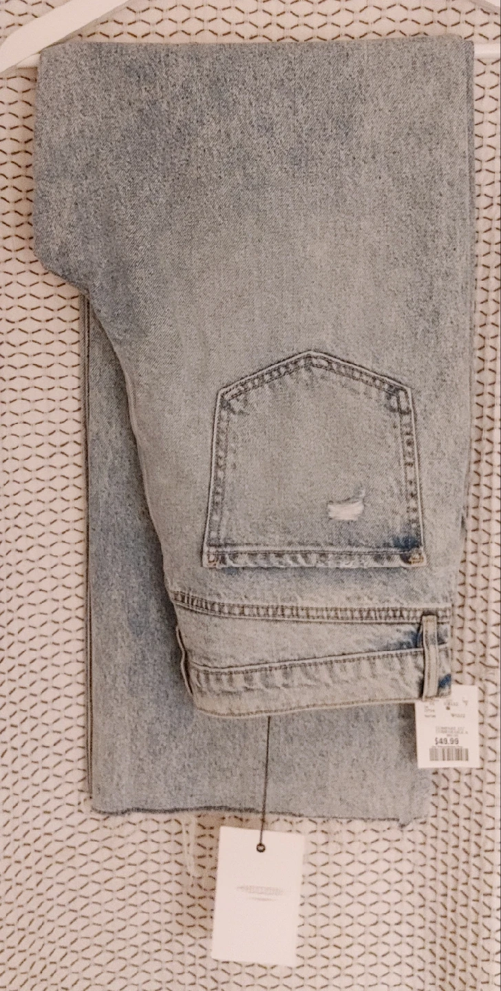Womens Hidden distressed jeans