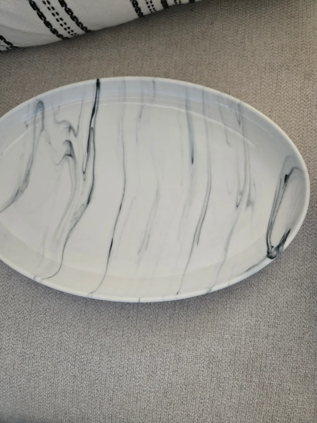 Kitchen Stuff Plus Marble Oval Platter - Small thumbnail