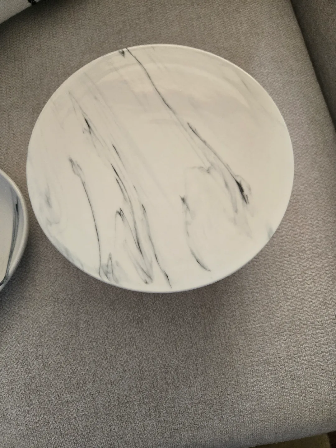 Kitchen Stuff Plus Marble Oval Platter - Small AND cake stand image indicator(2)