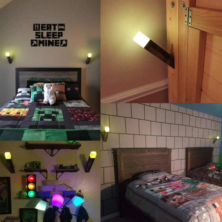 Minecraft like Light-Up LED Torch - Brand new! image indicator(2)