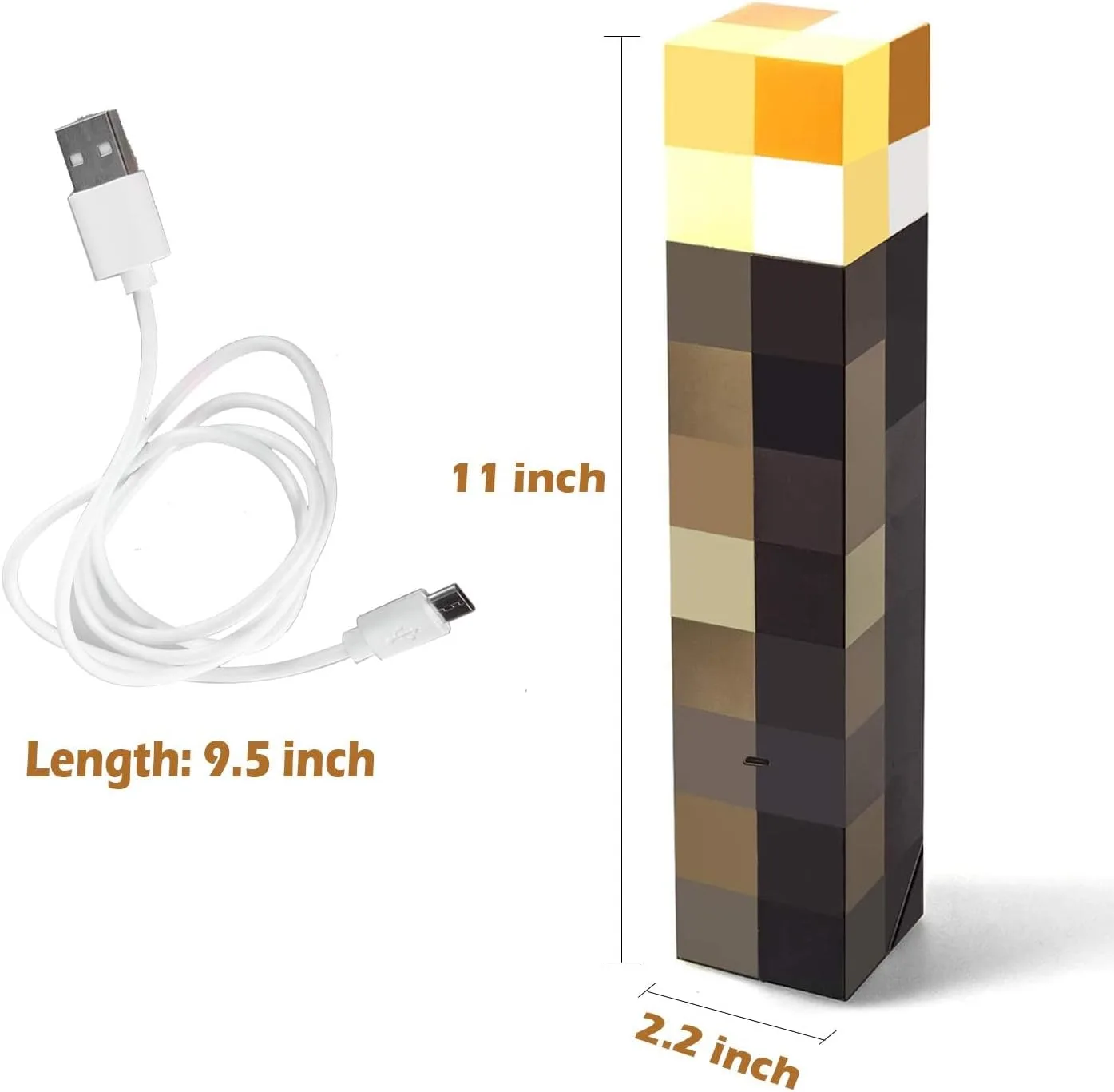 Minecraft like Light-Up LED Torch - Brand new! image indicator(3)