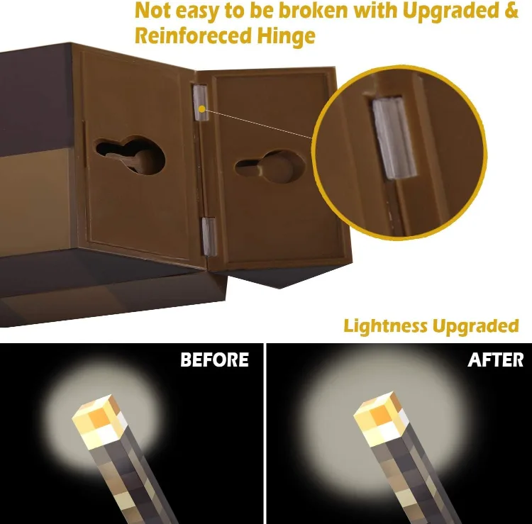 Minecraft like Light-Up LED Torch - Brand new! image indicator(6)