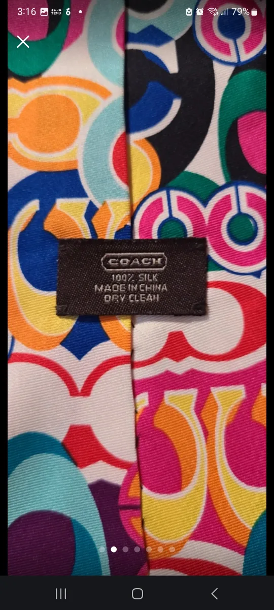 Coach 100% Silk Tie image indicator(5)