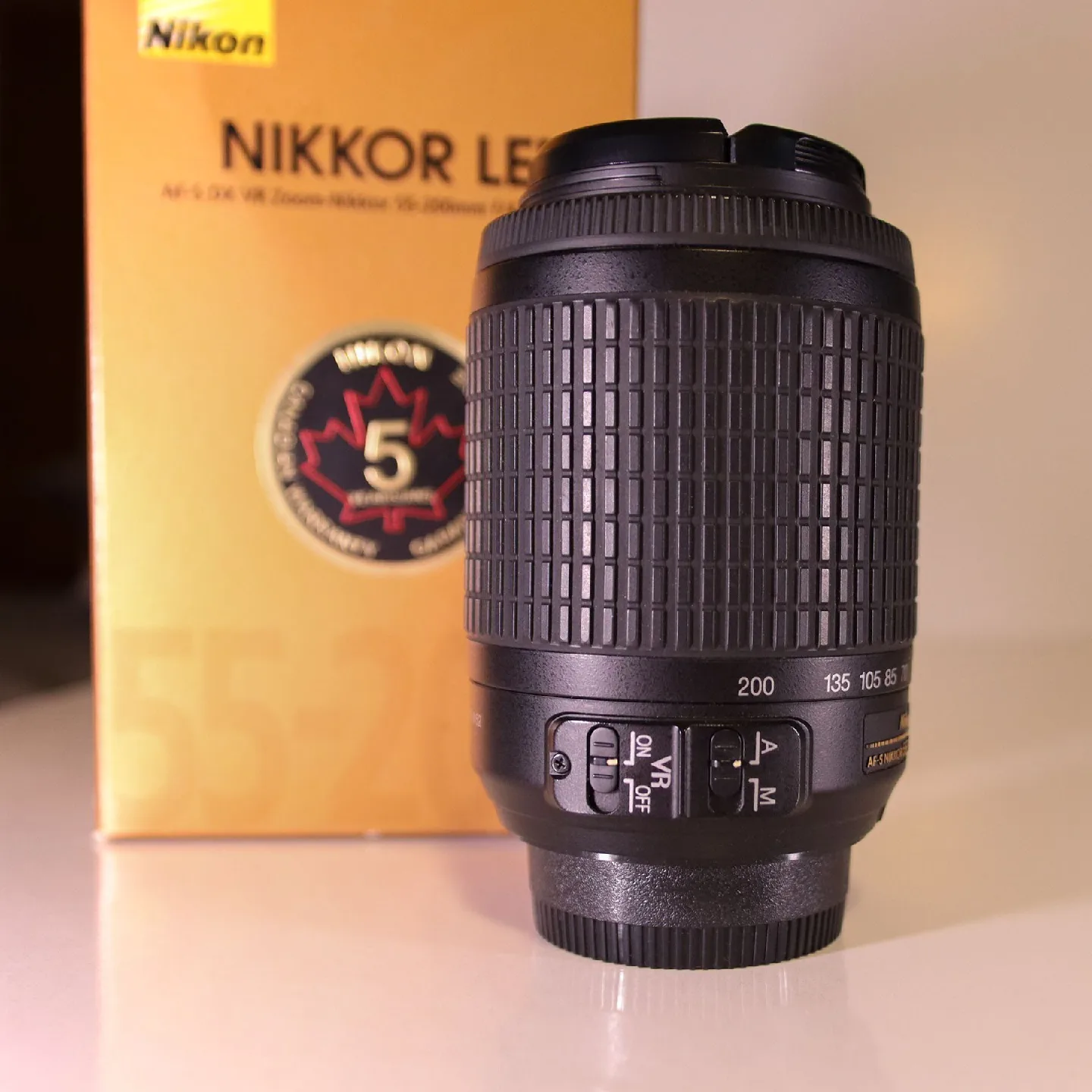Nikon AF-S DX VR 55-200mm F4-5.6G IF-ED (Nikon F Mount) image indicator(2)