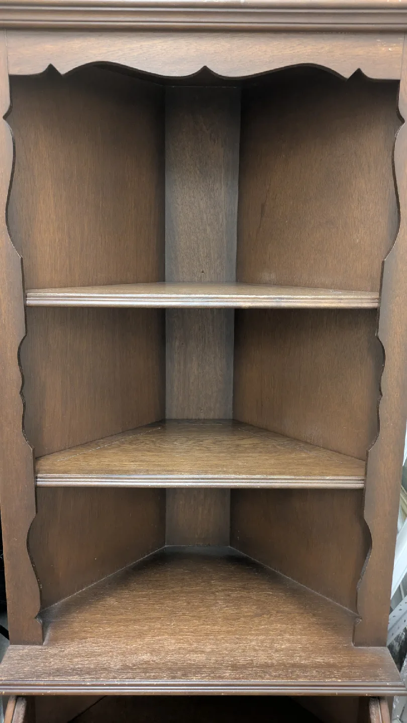 Corner Display Cabinet with Shelves image indicator(3)
