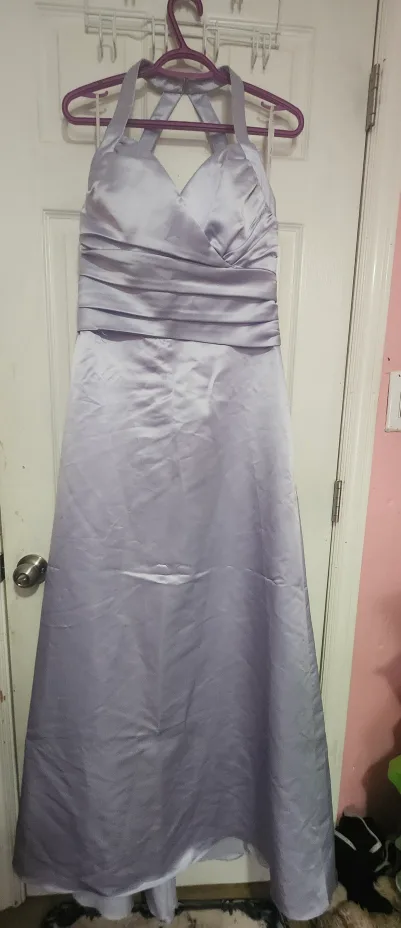 Lavender Purple Sample Bridal Dress thumbnail