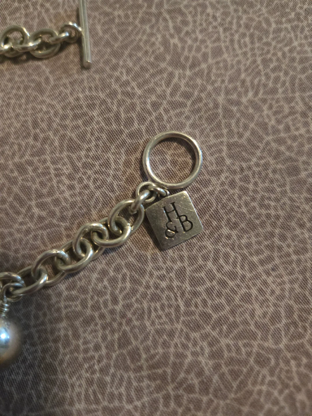 Heetesh & Bakhai Sterling Silver Ball Charm Bracelet image indicator(2)