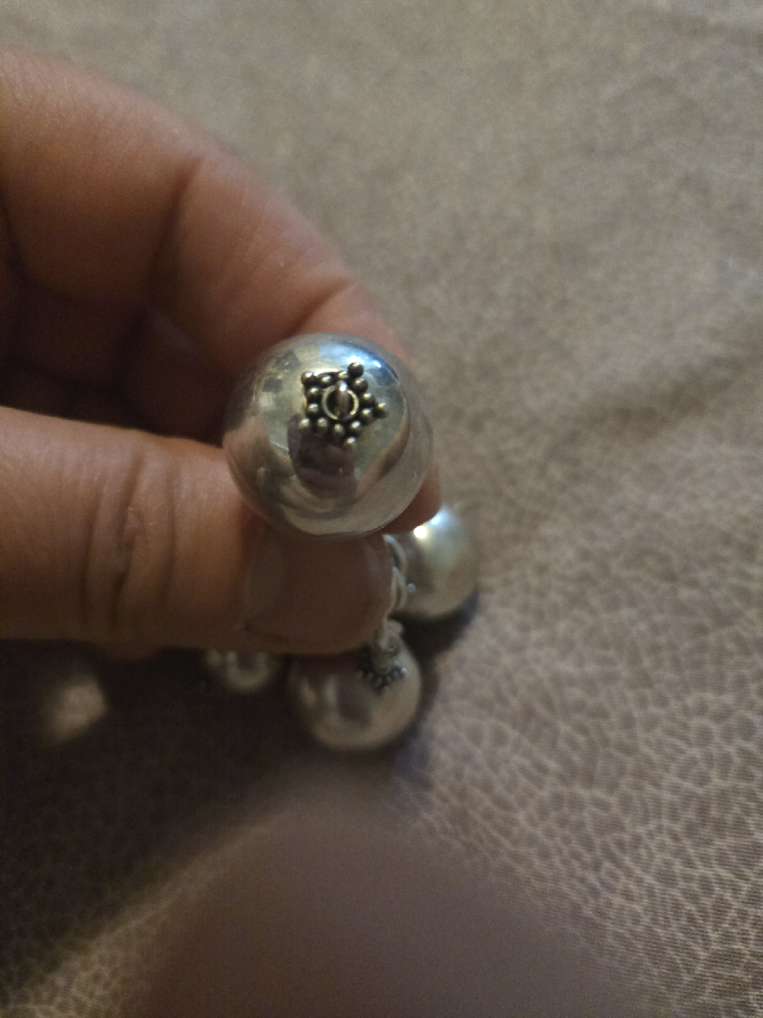 Heetesh & Bakhai Sterling Silver Ball Charm Bracelet - photo 5