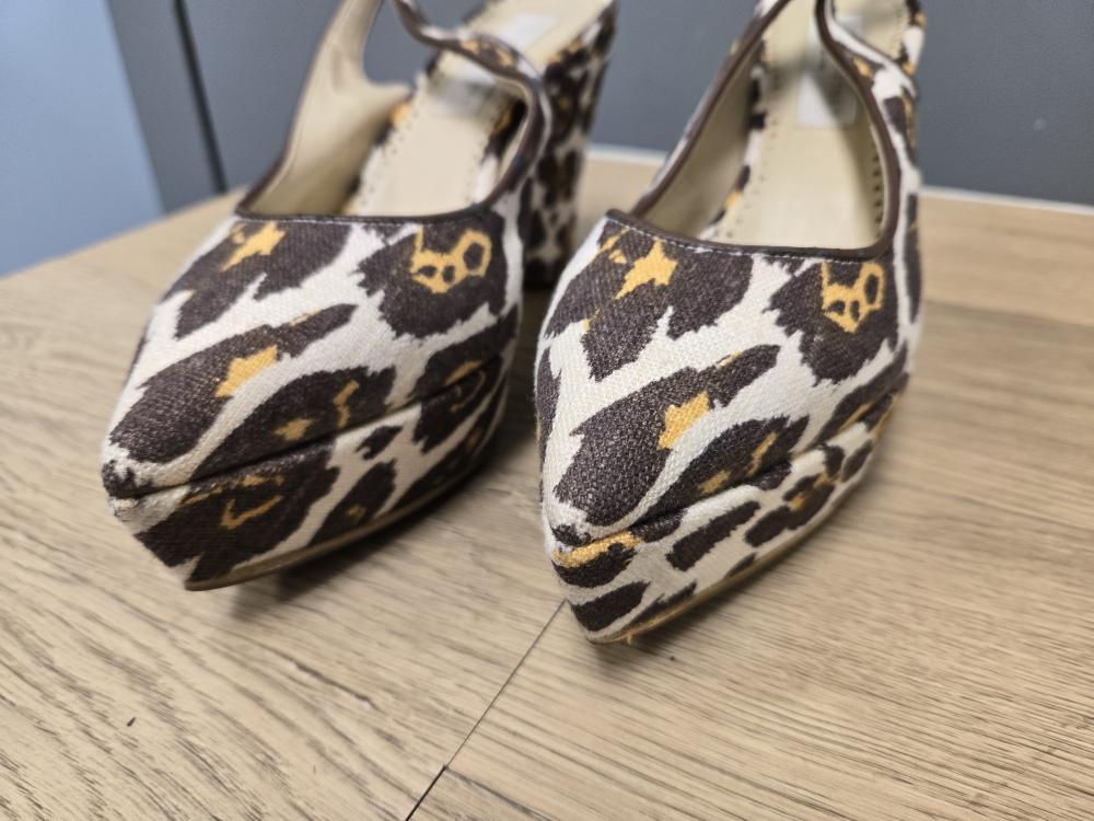 Stella McCartney Leopard Print Heels - photo 4