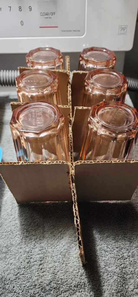 ikea Pink dishes and Glass set image indicator(2)