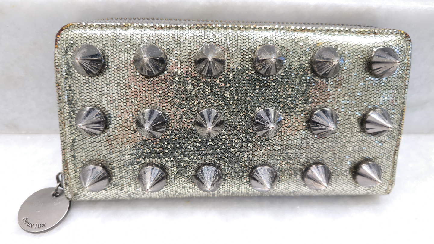 Deux Lux Silver Glitter Wallet