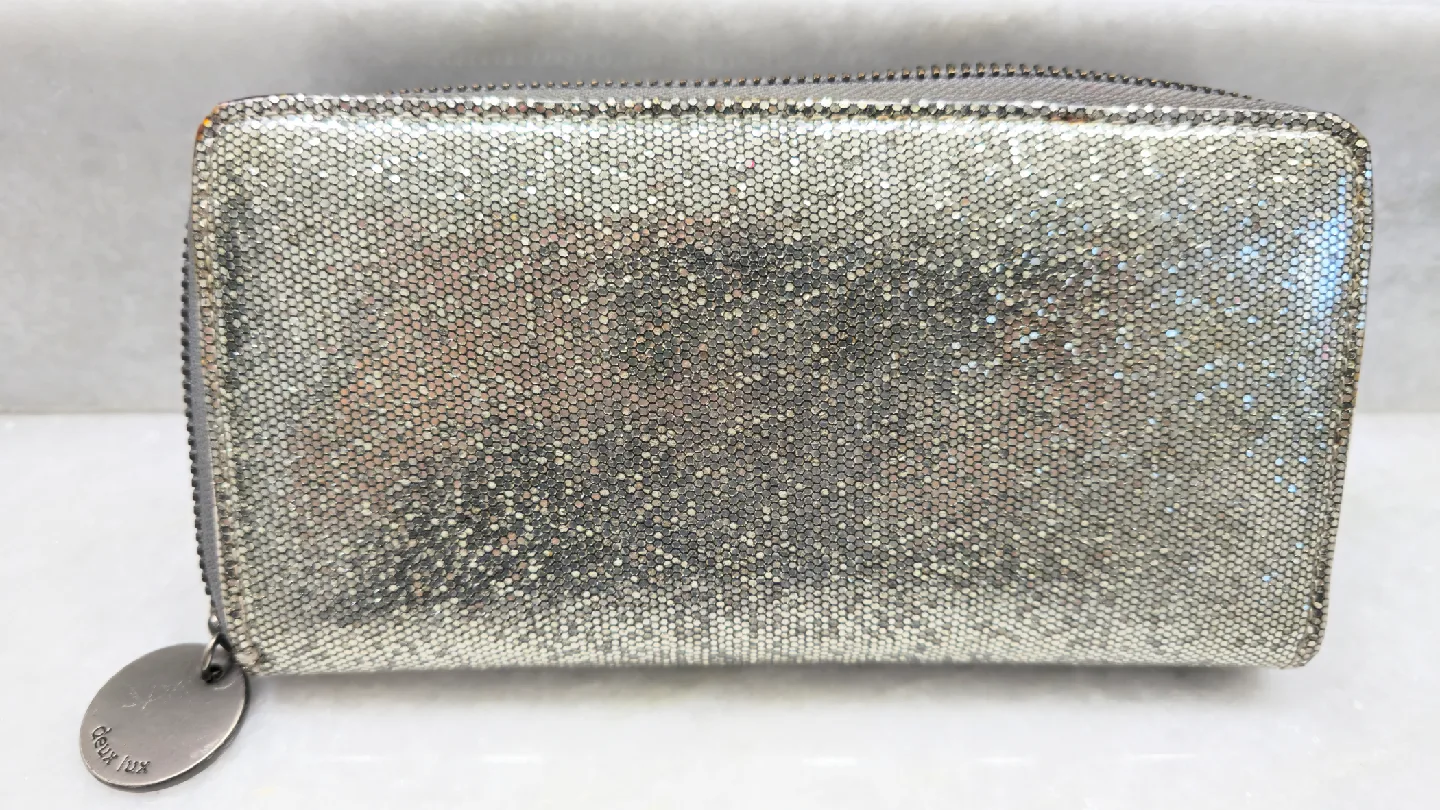 Deux Lux Silver Glitter Wallet image indicator(2)