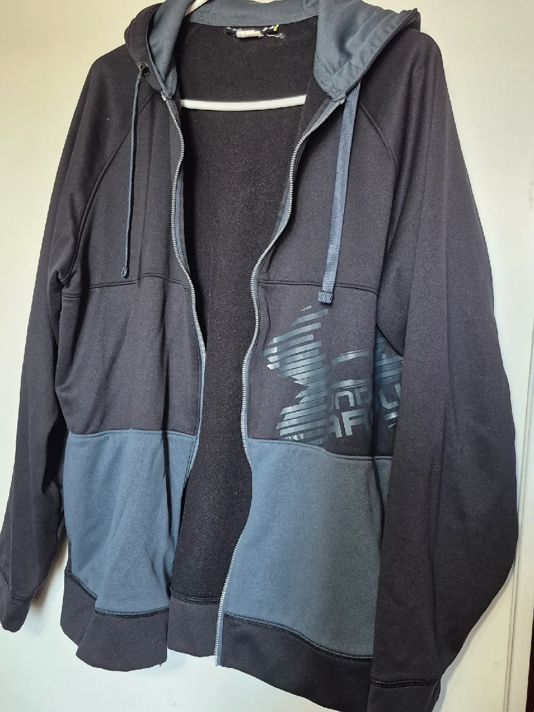 Under Armour Full Zip Hoodie - Black/Grey image indicator(2)