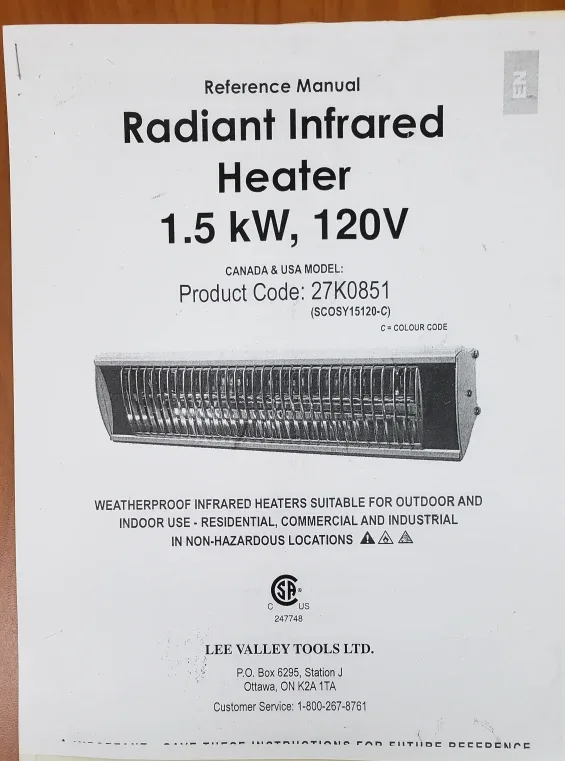 Solaira Radiant Infrared Heater - All Weather image indicator(7)