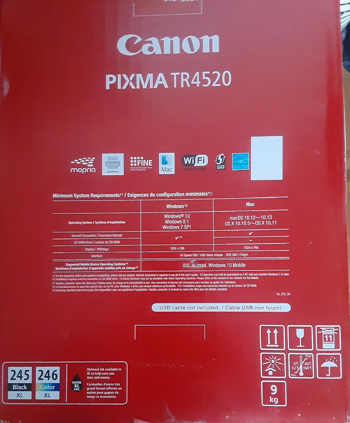 Canon PIXMA TR4520 Wireless All-In-One Printer image indicator(9)