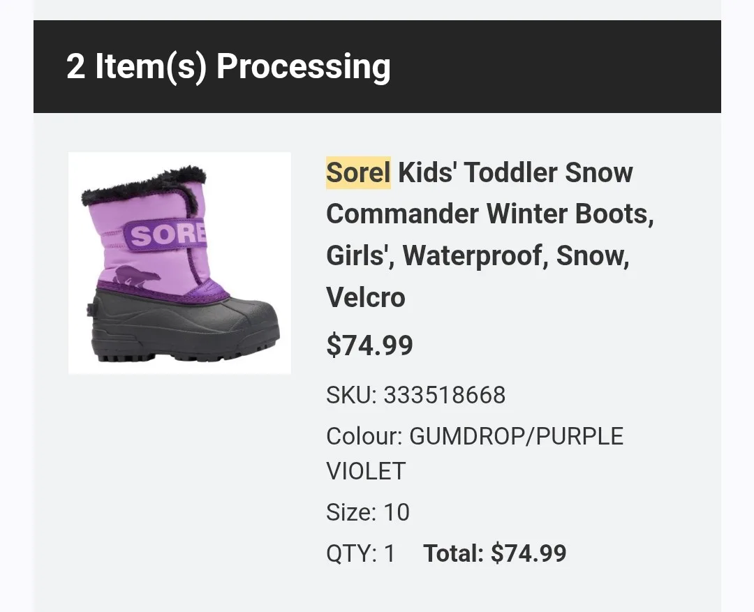 Sorel Purple Winter Boots image indicator(3)