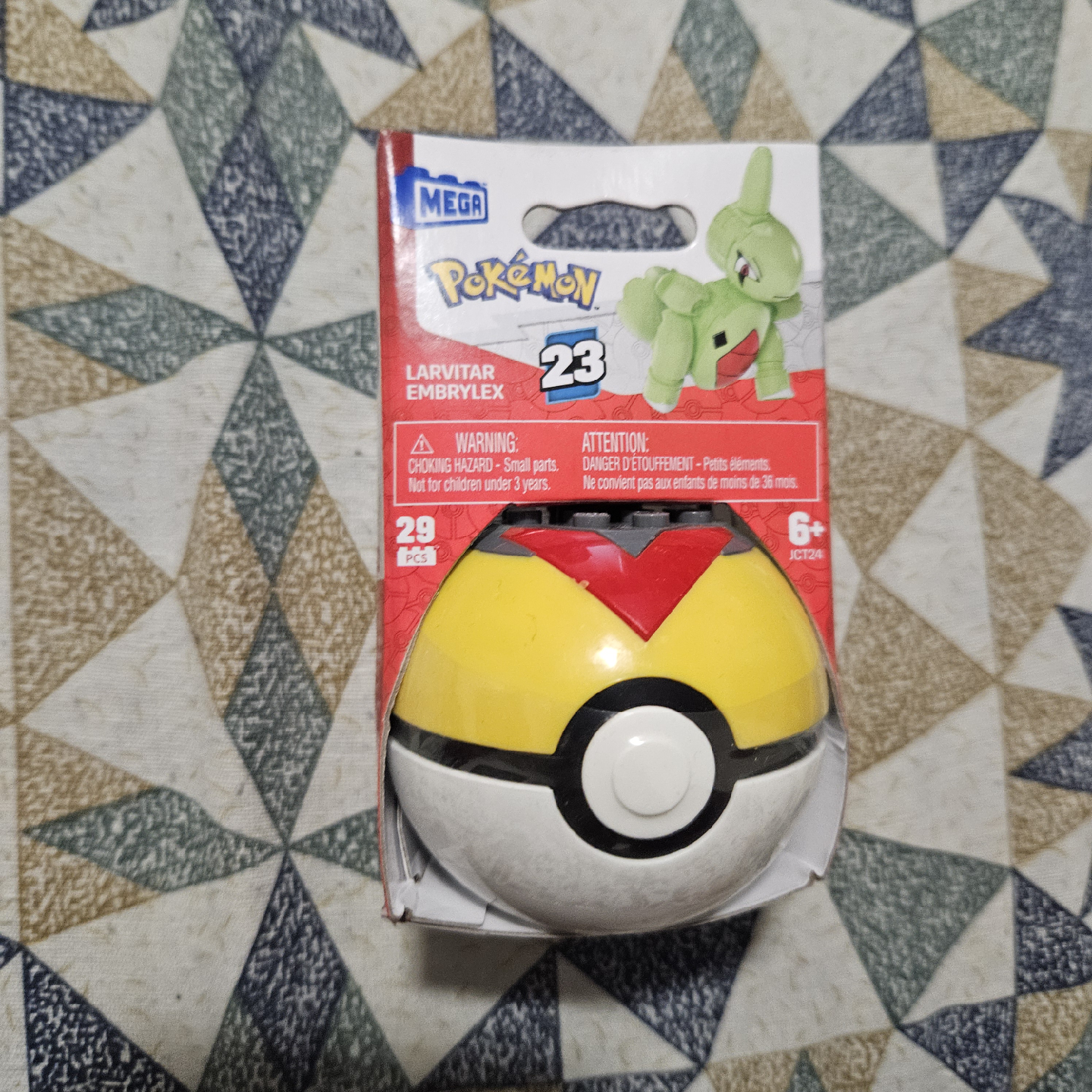 MEGA Pokémon Larvitar Embrylex 29 Pcs