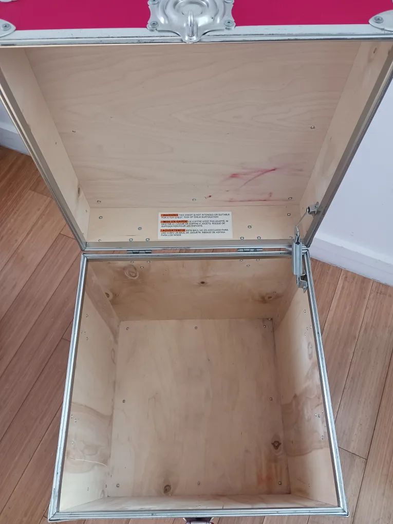 Large Red Rhino Storage Trunk – Heavy-Duty Cube | Made in USA image indicator(6)