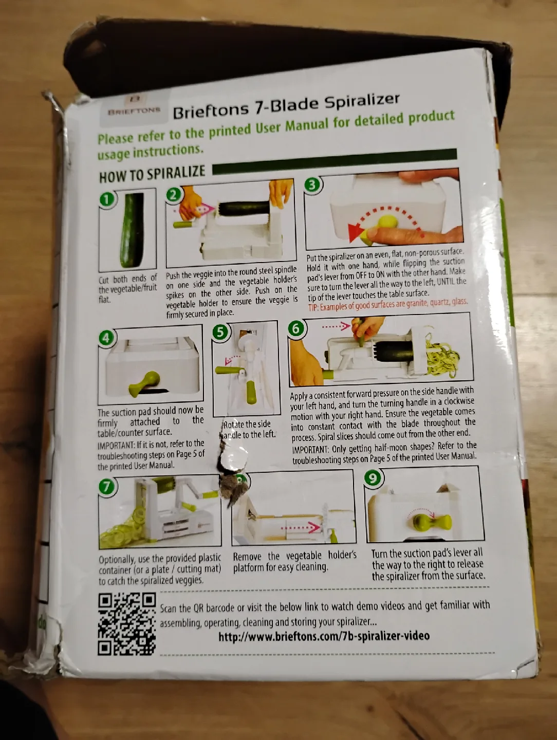 Brieftons 7-Blade Spiralizer - Like New! image indicator(3)