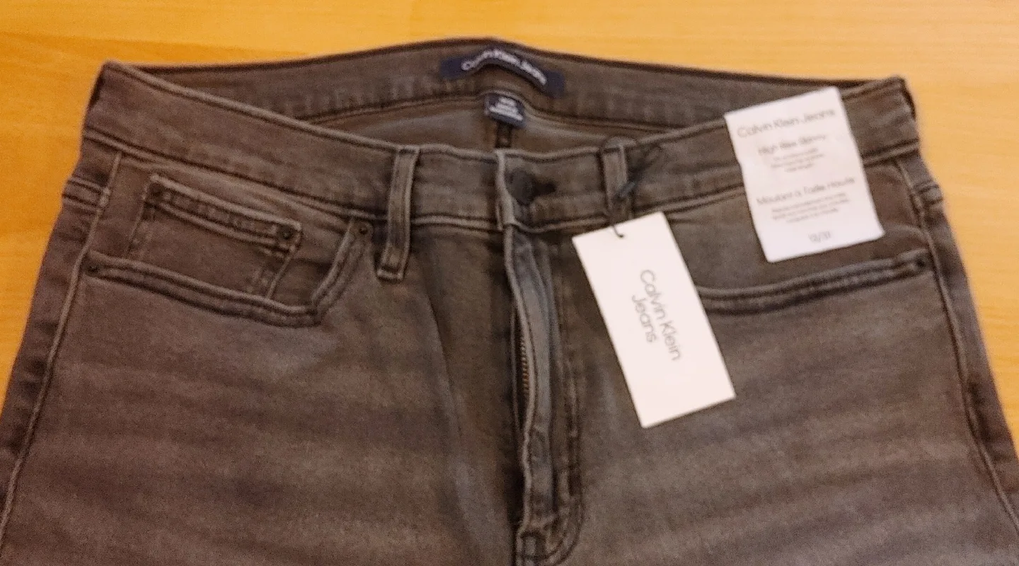 Calvin Klein Grey Denim Jeans image indicator(8)