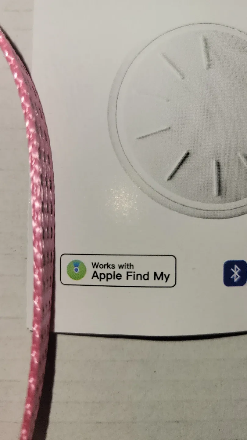 New Pink Pet Collar w/ Bell - Apple Find My Compatible image indicator(2)